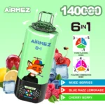 Airmez FOX 140.000 potegov 6-v-1 | Dolgotrajna E-cigareta za več okusov v Sloveniji - slika 7