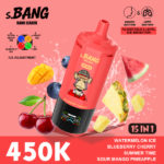 Bang Leader 450K 15 in 1 Disposable Vape – 450.000 Vdihov, Adjustable Ice, Multi Flavor Vape Slovenia - slika 5