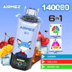 Airmez FOX 140.000 potegov 6-v-1 | Dolgotrajna E-cigareta za več okusov v Sloveniji - slika 8