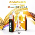 Bang King 60K Puffs Ice Cool – Visokokakovostna disposable e-cigareta z 60.000 potegi, Quad Mesh in LED zaslonom - slika 8