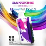 Bang King 60K Puffs Ice Cool – Visokokakovostna disposable e-cigareta z 60.000 potegi, Quad Mesh in LED zaslonom - slika 10