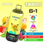Airmez FOX 140.000 potegov 6-v-1 | Dolgotrajna E-cigareta za več okusov v Sloveniji - slika 9