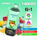 Airmez FOX 140.000 potegov 6-v-1 | Dolgotrajna E-cigareta za več okusov v Sloveniji - slika 3