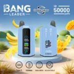 Bang Leader 50K Dual Pod Vape – 50.000 potegov, prilagodljiv zračni tok, dvojni okusi, polnilna baterija