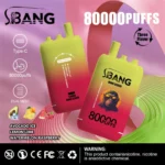 Bang Leader 80K Disposable Vape – 80.000 potegov, trojni okusi, LED zaslon, polnilna baterija, graffiti dizajn - slika 3