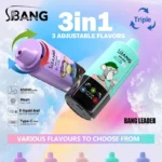 Bang Leader 85000 Puffs 3 v 1 Vape – 85.000 potegov, trojni okusi, LED zaslon, Type-C polnjenje, 850mAh