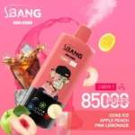 Bang Leader 85000 Puffs 3 v 1 Vape – 85.000 potegov, trojni okusi, LED zaslon, Type-C polnjenje, 850mAh - slika 6