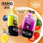 Bang Leader Stoll 120K Puffs 2-v-1 Vape – Dual Flavor, 120.000 potegov, LED zaslon, nastavljiv airflow - slika 4