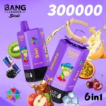 Bang Leader Stoll 300K Puffs Vape – 6-v-1 Flavor System, Ultra High Capacity, Mesh Coil, Type-C Polnjenje, OEM/ODM združljiv - slika 5