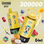 Bang Leader Stoll 300K Puffs Vape – 6-v-1 Flavor System, Ultra High Capacity, Mesh Coil, Type-C Polnjenje, OEM/ODM združljiv - slika 8