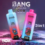 Bang Legend 110K Puffs – 3-v-1 Flavor Disposable Vape, 110.000 vdihov, LED zaslon, Mesh Coil, 850mAh Type-C Polnjenje