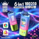 Bang Blaze 100000 Puffs 6 in 1 – Polnilna Enkratna Cigareta z LED Zaslonom, 850 mAh Baterijo in Šestimi Okusi - slika 6