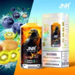 JNR Falcon-X 18000 Puffs – Disposable Vape z 24 ml, Dual Mesh in LED Zaslonom za EU trg - slika 4
