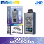 JNR Mega Box Pro 50000 Puffs – Dolgotrajni Disposable Vape z 32 ml, LED Zaslonom in 20 Okusi za EU trg - slika 4