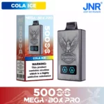 JNR Mega Box Pro 50000 Puffs – Dolgotrajni Disposable Vape z 32 ml, LED Zaslonom in 20 Okusi za EU trg - slika 6