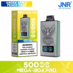 JNR Mega Box Pro 50000 Puffs – Dolgotrajni Disposable Vape z 32 ml, LED Zaslonom in 20 Okusi za EU trg - slika 8