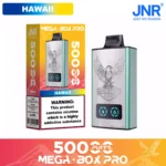 JNR Mega Box Pro 50000 Puffs – Dolgotrajni Disposable Vape z 32 ml, LED Zaslonom in 20 Okusi za EU trg - slika 9