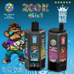 Bang Blaze 200K Puffs 6-v-1 Disposable Vape – 6 Ločenih Okusov, 72 ml, 650 mAh Polnilna Baterija, Type-C Polnjenje, 0–5 % Nikotina, - slika 3