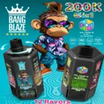 Bang Blaze 200K Puffs 6-v-1 Disposable Vape – 6 Ločenih Okusov, 72 ml, 650 mAh Polnilna Baterija, Type-C Polnjenje, 0–5 % Nikotina, - slika 9