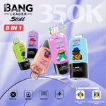 Bang Leader Stoll 350K 8-in-1 Disposable Vape – 350.000 Potegov, Multi Flavor E-cigareta, LED Display, Mesh Coil, Type-C Polnjenje
