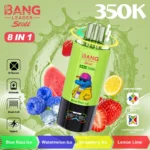 Bang Leader Stoll 350K 8-in-1 Disposable Vape – 350.000 Potegov, Multi Flavor E-cigareta, LED Display, Mesh Coil, Type-C Polnjenje - slika 4