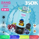 Bang Leader Stoll 350K 8-in-1 Disposable Vape – 350.000 Potegov, Multi Flavor E-cigareta, LED Display, Mesh Coil, Type-C Polnjenje - slika 5
