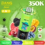 Bang Leader Stoll 350K 8-in-1 Disposable Vape – 350.000 Potegov, Multi Flavor E-cigareta, LED Display, Mesh Coil, Type-C Polnjenje - slika 7