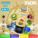 Bang Leader Stoll 350K 8-in-1 Disposable Vape – 350.000 Potegov, Multi Flavor E-cigareta, LED Display, Mesh Coil, Type-C Polnjenje - slika 9