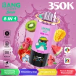 Bang Leader Stoll 350K 8-in-1 Disposable Vape – 350.000 Potegov, Multi Flavor E-cigareta, LED Display, Mesh Coil, Type-C Polnjenje - slika 12