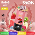 Bang Leader Stoll 350K 8-in-1 Disposable Vape – 350.000 Potegov, Multi Flavor E-cigareta, LED Display, Mesh Coil, Type-C Polnjenje - slika 14