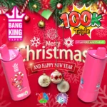 (Božič)Bang King Triple 100K Puffs – 100.000 Potegov, 3-v-1 Okusni Sistem, 850 mAh Baterija, Premium Disposable Vape