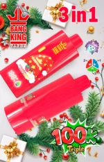 (Božič)Bang King Triple 100K Puffs – 100.000 Potegov, 3-v-1 Okusni Sistem, 850 mAh Baterija, Premium Disposable Vape - slika 3