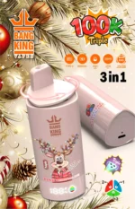 (Božič)Bang King Triple 100K Puffs – 100.000 Potegov, 3-v-1 Okusni Sistem, 850 mAh Baterija, Premium Disposable Vape - slika 9