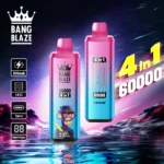 Bang Blaze 60000 Puffs 4-in-1 Elektronska Cigareta z 4 Aromami, 650 mAh Baterijo in Type-C Polnjenjem