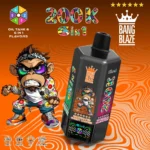 Bang Blaze 200K Puffs 6 v 1 Disposable Vape – 6 Ločenih Okusov, 72 ml, 650 mAh Polnilna Baterija, Type C Polnjenje, 0–5 % Nikotina