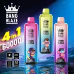 Bang Blaze 60000 Puffs 4 in 1 Elektronska Cigareta z 4 Aromami, 650 mAh Baterijo in Type C Polnjenjem