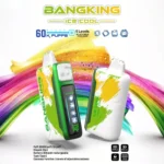 Bang King 60K Puffs Ice Cool – Visokokakovostna disposable e cigareta z 60.000 potegi, Quad Mesh in LED zaslonom