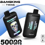 Bang King Twins 50K – Disposable Vape z Dvojno Komoro in 50.000 Potegi za Dolgotrajno Uporabo