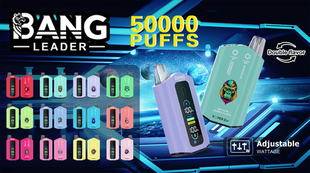 Kateri Vape Kupiti Glede Na Proračun? Najboljše Izbire za 10 €, 20 € in 30 €+ v Sloveniji (2026) 2 bang-leader-50k-dual-pod-vape-50.000-potegov-prilagodljiv-zracni-tok-dvojni-okusi-polnilna-baterija-2