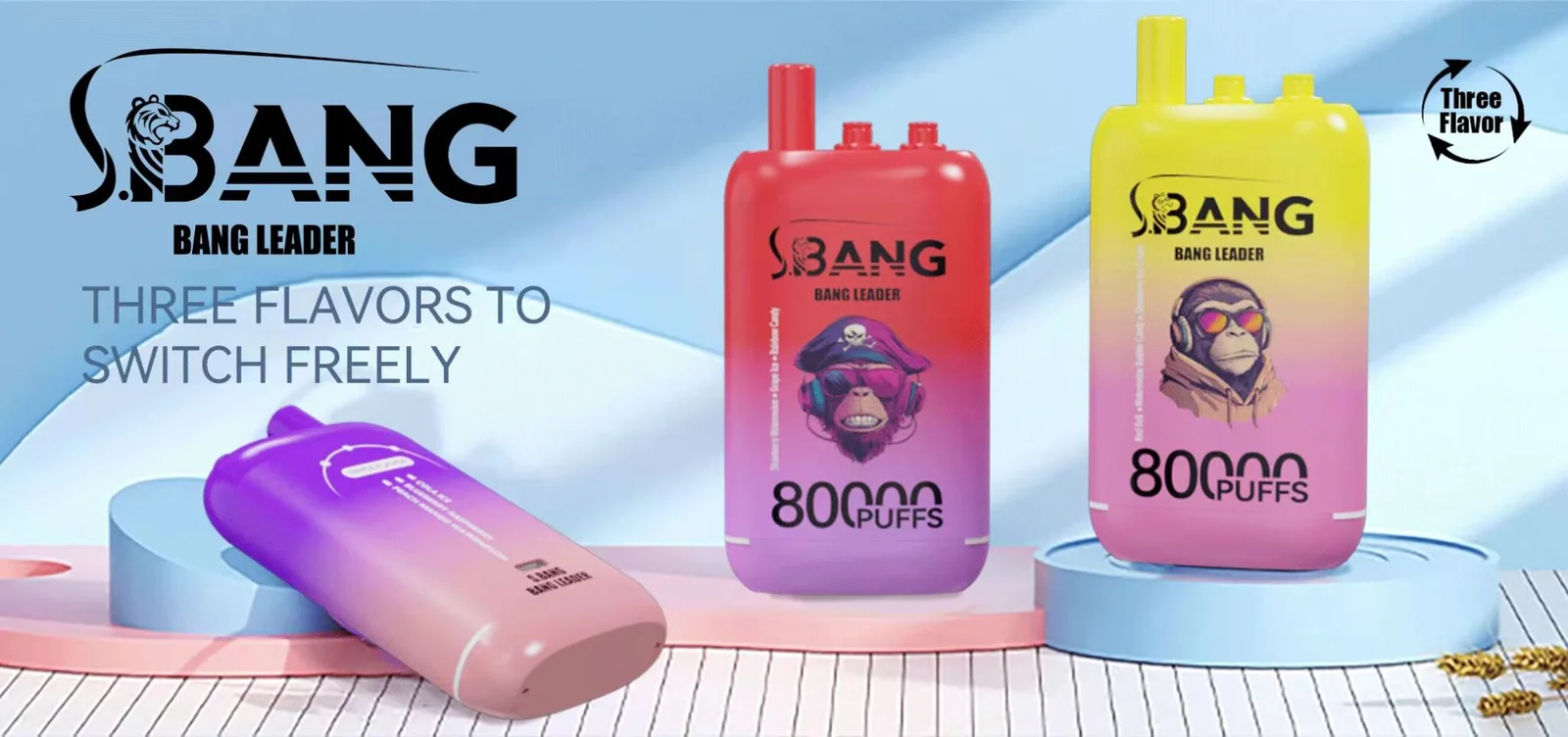 Bang Leader 80K Disposable Vape – 80.000 potegov, trojni okusi, LED zaslon, polnilna baterija, graffiti dizajn 3 bang leader 80k disposable vape 80.000 potegov trojni okusi led zaslon polnilna baterija graffiti dizajn 2