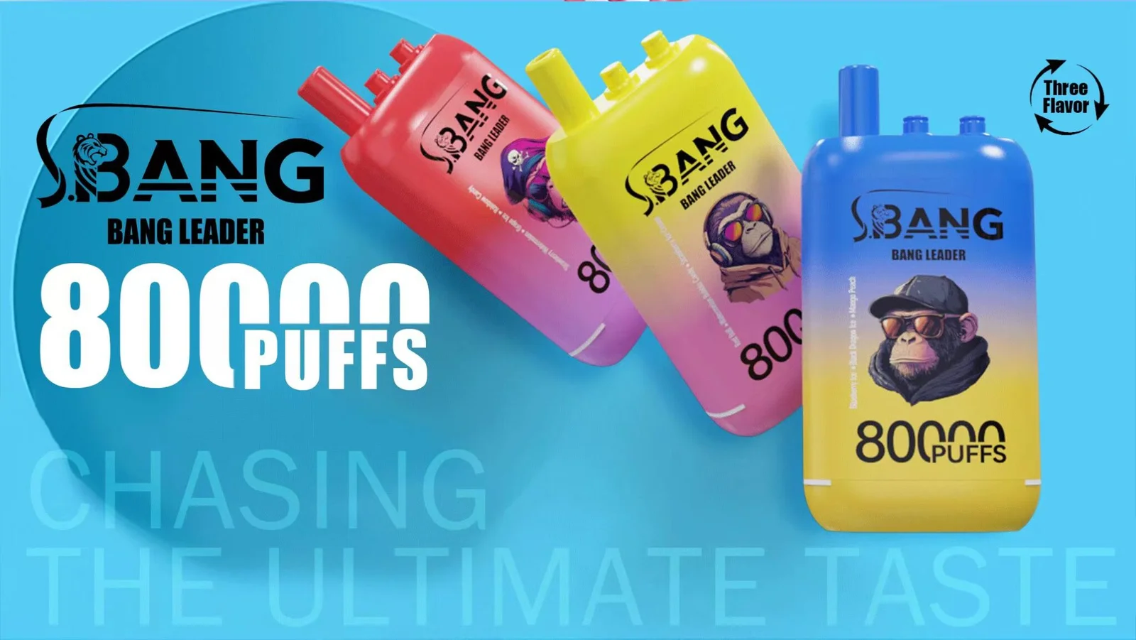 Bang Leader 80K Disposable Vape – 80.000 potegov, trojni okusi, LED zaslon, polnilna baterija, graffiti dizajn 1 bang leader 80k disposable vape 80.000 potegov trojni okusi led zaslon polnilna baterija graffiti dizajn 3