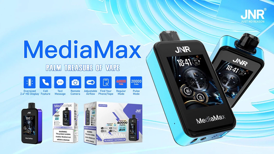 jnr media max 40000 komplet prva polnilna vape z 40k potegi in hd zaslonom v sloveniji 3