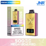 JNR Mega Box Pro 50000 Puffs – Dolgotrajni Disposable Vape z 32 ml, LED Zaslonom in 20 Okusi za EU trg