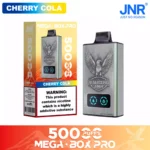 JNR Mega Box Pro 50000 Puffs – Dolgotrajni Disposable Vape z 32 ml, LED Zaslonom in 20 Okusi za EU trg