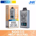 JNR Mega Box Pro 50000 Puffs – Dolgotrajni Disposable Vape z 32 ml, LED Zaslonom in 20 Okusi za EU trg