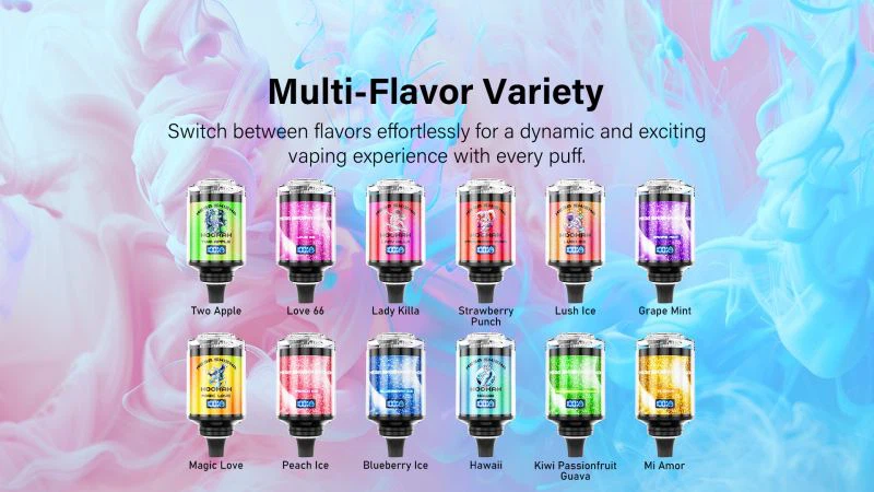 nr mega shisha hookah 100000 puffs disposable vape z 60 ml 2200 mah baterijo in led zaslonom za shisha style 2
