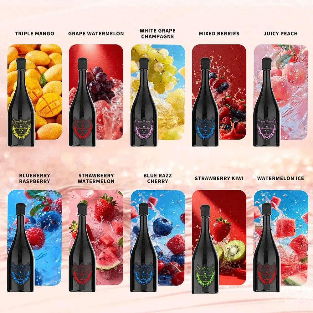SOLARIS VAPE Champagne 30000 – Dolgoživ Disposable Vape z LED & Type-C, 20 mL E-tekočina, VEKAPASS Certificiran 1 solaris vape champagne 30000 dolgoziv disposable vape z led type c 20 ml e tekocina vekapass certificiran 1