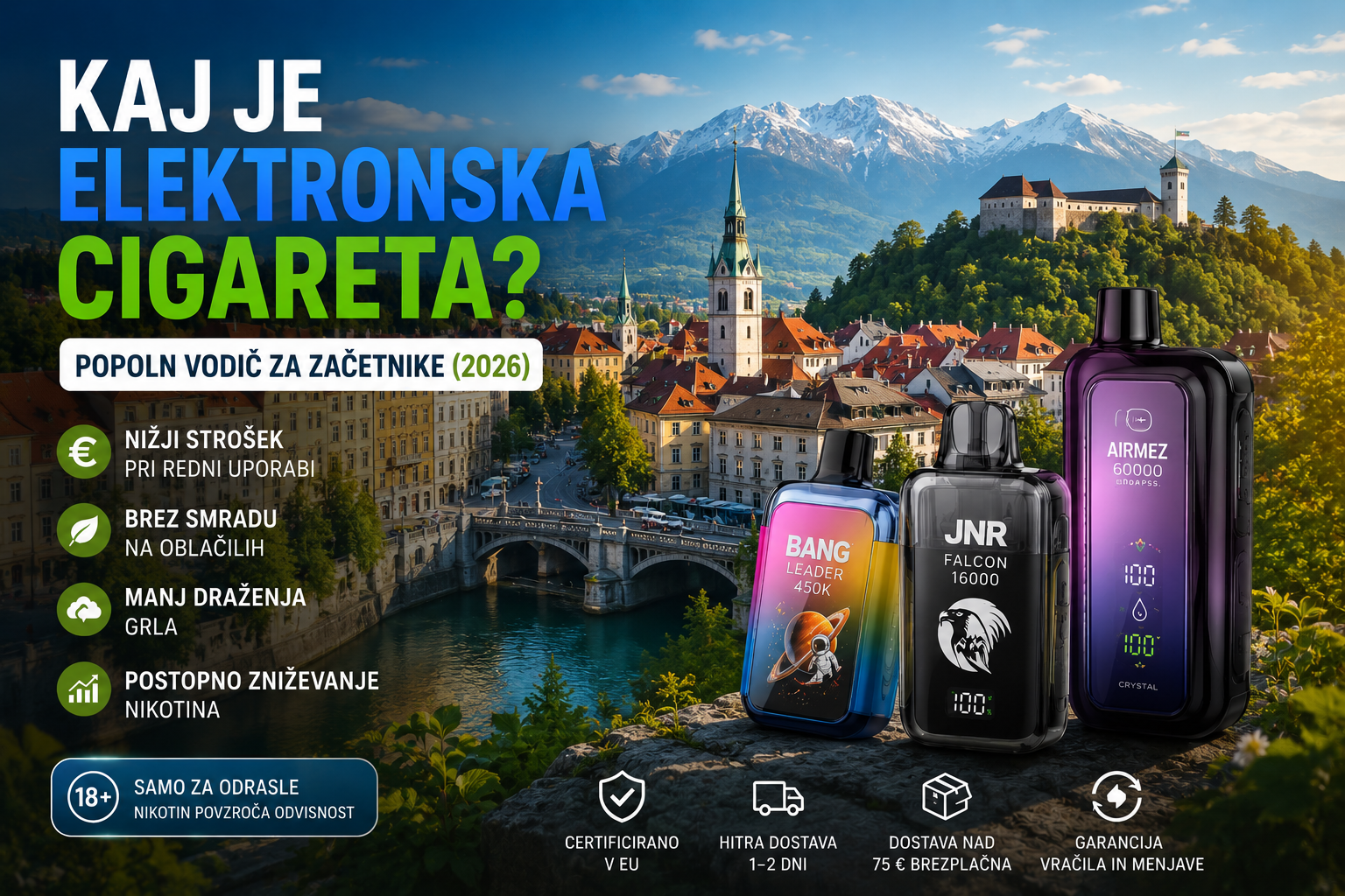 Domov 57 Kaj je elektronska cigareta Popoln vodič za začetnike (2026)