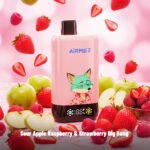 AIRMEZ FOX Pro 80K – Sour Apple Raspberry in Strawberry Big Bang